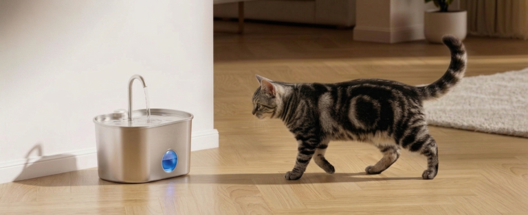 Cat Water Fountain Stainless Steel